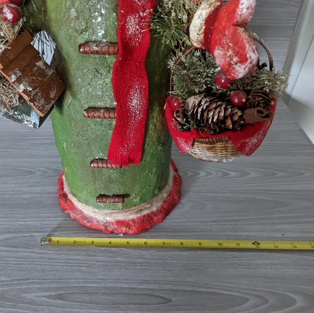 Thomas Panetta Krisnick Signed Rustic Snowman